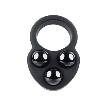 Workout Ring - Cockring met gewichtjes (Zwart)